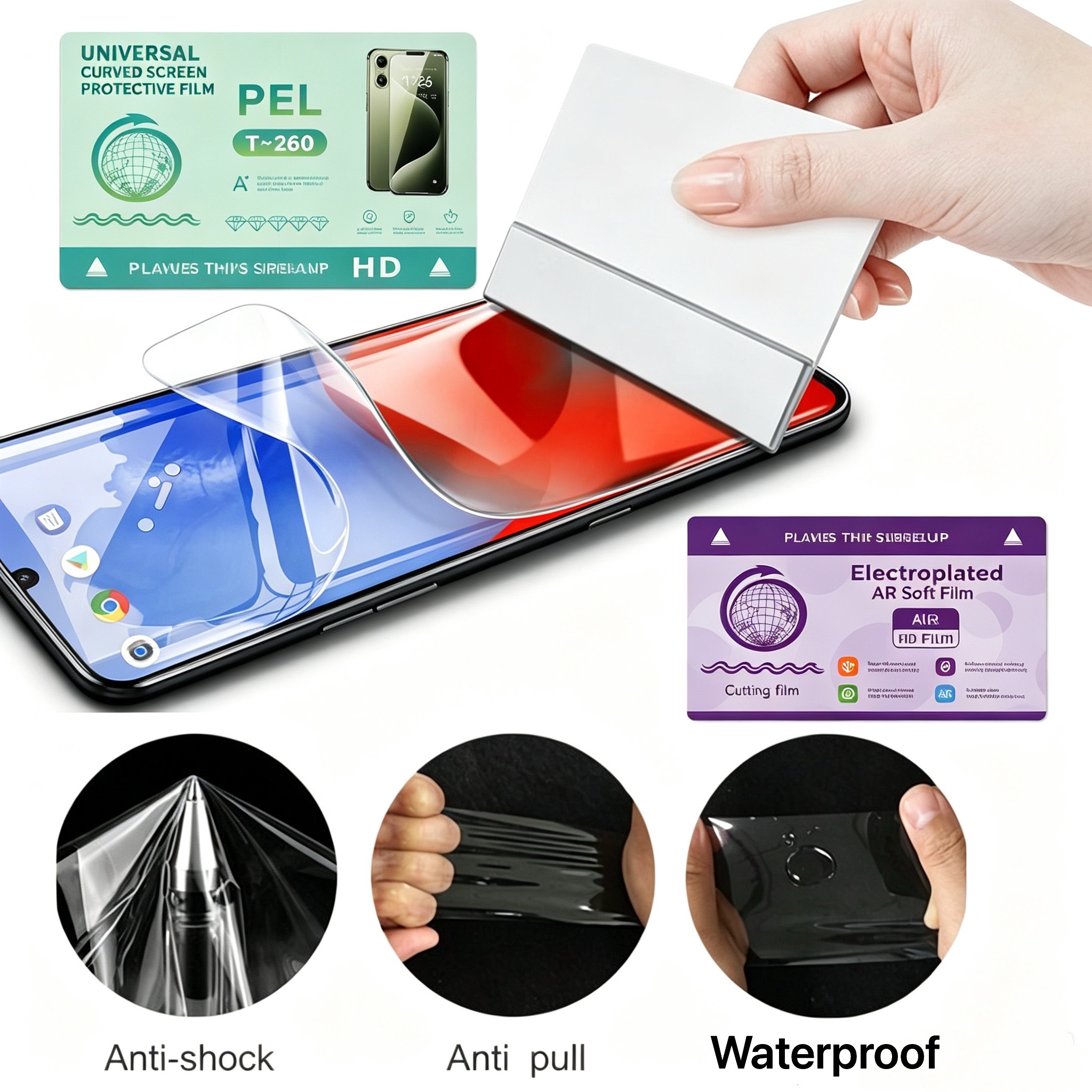 Customized Quality Imported Hydrogel Film Raw Material Screen Protector Sheet TPU Protective Film